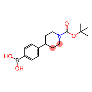 1-Piperidinecarboxylic acid, 4-(4-boronophenyl)-, 1-(1,1-dimethylethyl) ester