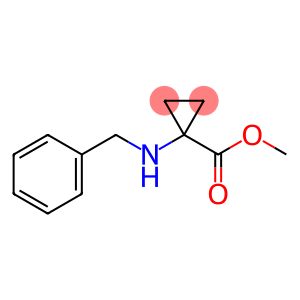 Cyclopropanecarboxylic acid, 1-[(phenylmethyl)amino]-, methyl ester (9CI)