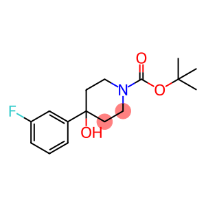 1-Piperidinecarboxylic acid, 4-(3-fluorophenyl)-4-hydroxy-, 1,1-dimethylethyl ester