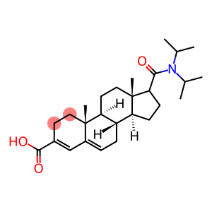 17-(N,N,-diisopropylcarbamoyl)androst-3,5-diene-3-carboxylic acid