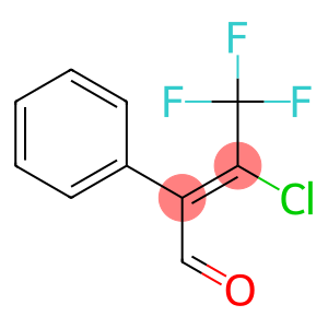 Benzeneacetaldehyde, α-(1-chloro-2,2,2-trifluoroethylidene)-, (αE)-