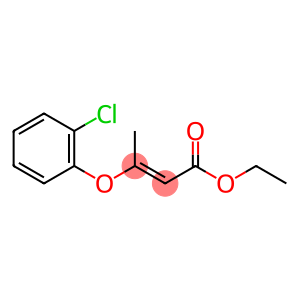 ethyl (2E)-3-(2-chlorophenoxy)but-2-enoate