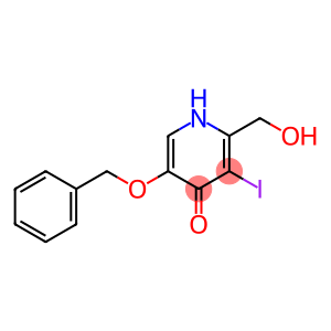 5-(BENZYLOXY)-2-(HYDROXYMETHYL)-3-IODOPYRIDIN-4(1H)-ONE