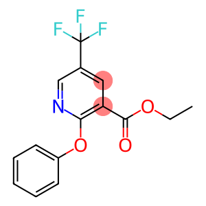 3-Pyridinecarboxylic acid, 2-phenoxy-5-(trifluoromethyl)-, ethyl ester