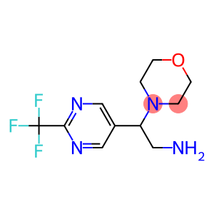 2-morpholino-2-(2-(trifluoromethyl)pyrimidin-5-yl)ethanamine