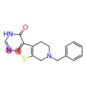 7-benzyl-5,6,7,8-tetrahydropyrido[4',3':4,5]thieno[2,3-d]pyrimidin-4(3H)-one