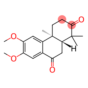 2,9(1H,3H)-Phenanthrenedione, 4,4a,10,10a-tetrahydro-6,7-dimethoxy-1,1,4a-trimethyl-, (4aS,10aR)-