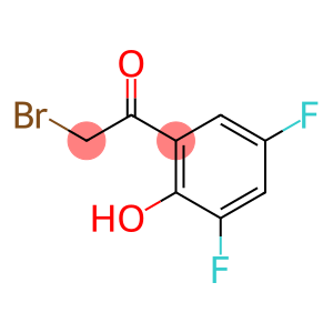 2-Bromo-3',5'-difluoro-2'-hydroxyacetophenone, 2-Bromo-1-(3,5-difluoro-2-hydroxyphenyl)ethan-1-one, 2-(Bromoacetyl)-4,6-difluorophenol