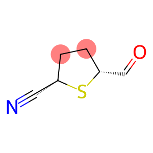 2-Thiophenecarbonitrile, 5-formyltetrahydro-, trans- (9CI)