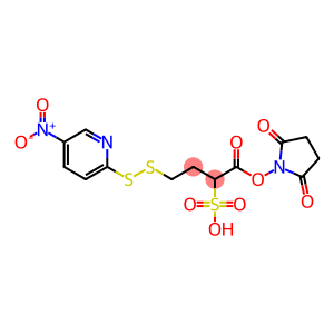 1-(2,5-Dioxopyrrolidin-1-yloxy)-4-((5-nitropyridin-2-yl)disulfanyl)-1-oxobutane-2-sulfonic acid
