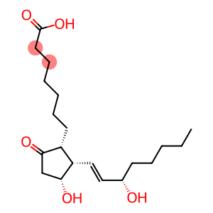 7-[(1R,2S,3R)-3-hydroxy-2-[(E,3S)-3-hydroxyoct-1-enyl]-5-oxo-cyclopent yl]heptanoic acid