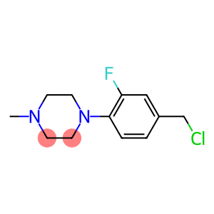 1-(4-(氯甲基)-2-氟苯基)-4-甲基哌嗪盐酸盐