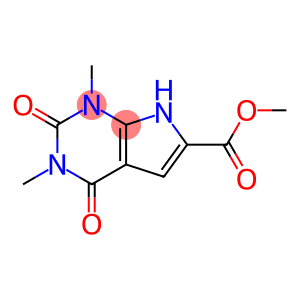 Methyl 1,3-diMethyl-2,4-dioxo-2,3,4,7-tetrahydro-1H-pyrrolo[2,3-d]pyriMidine-6-carboxylate, 96%