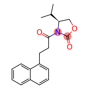 2-Oxazolidinone, 4-(1-methylethyl)-3-[3-(1-naphthalenyl)-1-oxopropyl]-, (4S)-