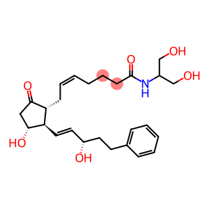 (Z)-N-(1,3-Dihydroxypropan-2-yl)-7-((1R,2R,3R)-3-hydroxy-2-((S,E)-3-hydroxy-5-phenylpent-1-en-1-yl)-5-oxocyclopentyl)hept-5-enam