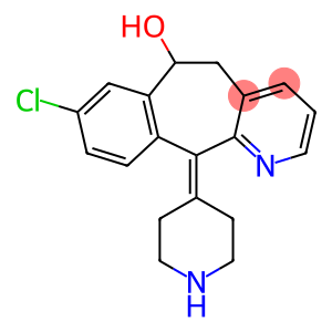 5H-Benzo[5,6]cyclohepta[1,2-b]pyridin-6-ol, 8-chloro-6,11-dihydro-11-(4-piperidinylidene)-