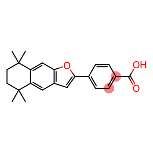 Benzoic acid, 4-(5,6,7,8-tetrahydro-5,5,8,8-tetramethylnaphtho[2,3-b]furan-2-yl)-