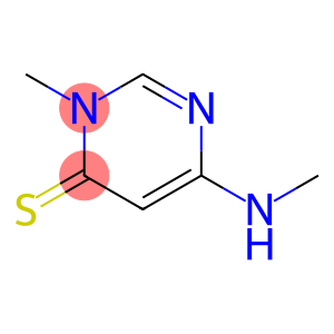 4(3H)-Pyrimidinethione,  3-methyl-6-(methylamino)-