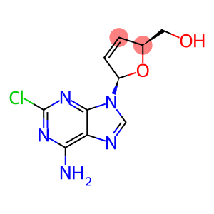 2-chloro-2',3'-didehydro-2',3'-dideoxyadenosine