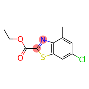 2-Benzothiazolecarboxylic acid, 6-chloro-4-methyl-, ethyl ester