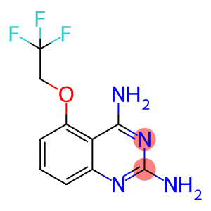 5-(2,2,2-Trifluoro-ethoxy)-quinazol<br>ine-2,4-diamine