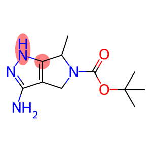 Pyrrolo[3,4-c]pyrazole-5(1H)-carboxylic acid, 3-amino-4,6-dihydro-6-methyl-, 1,1-dimethylethyl ester