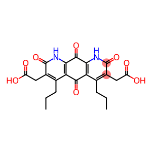 1,2,5,8,9,10-Hexahydro-5,10-dioxo-4,6-dipropylpyrido[3,2-g]quinoline-3,7-diacetic acid