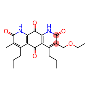 Pyrido[3,2-g]quinoline-2,5,8,10(1H,9H)-tetrone, 3-(ethoxymethyl)-7-methyl-4,6-dipropyl-