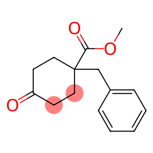 Cyclohexanecarboxylic acid, 4-oxo-1-(phenylmethyl)-, methyl ester