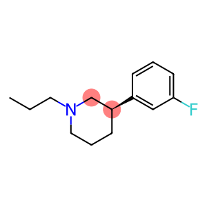 3-(3-fluorophenyl)-N-n-propylpiperidine