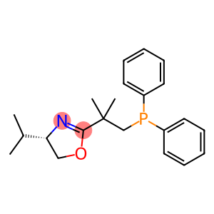 (S)-2-(1-(Diphenylphosphanyl)-2-methylpropan-2-yl)-4-isopropyl-4,5-dihydrooxazole