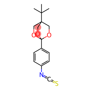 4-(t-butyl)-1-(4-isothiocyanatophenyl)-2,6,7-trioxabicyclo(2.2.2)octane