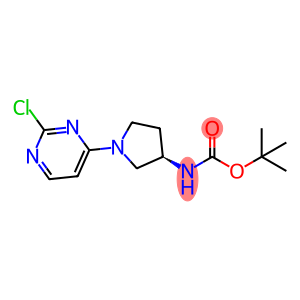 Carbamic acid, N-[(3R)-1-(2-chloro-4-pyrimidinyl)-3-pyrrolidinyl]-, 1,1-dimethylethyl ester