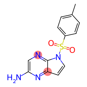 5-[(4-甲基苯基)磺酰基]-5H-吡咯并[2,3-B]吡嗪-2-胺