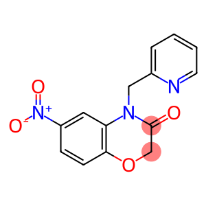 2H-1,4-Benzoxazin-3(4H)-one, 6-nitro-4-(2-pyridinylmethyl)-