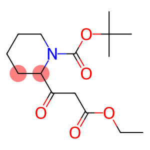 2-Piperidinepropanoic acid, 1-[(1,1-dimethylethoxy)carbonyl]-β-oxo-, ethyl ester