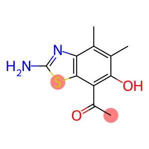 Ethanone,  1-(2-amino-6-hydroxy-4,5-dimethyl-7-benzothiazolyl)-