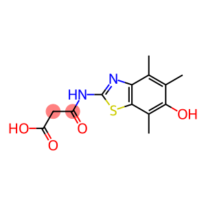 Propanoic  acid,  3-[(6-hydroxy-4,5,7-trimethyl-2-benzothiazolyl)amino]-3-oxo-