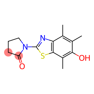 2-Pyrrolidinone,  1-(6-hydroxy-4,5,7-trimethyl-2-benzothiazolyl)-