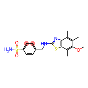 Benzenesulfonamide,  4-[[(6-methoxy-4,5,7-trimethyl-2-benzothiazolyl)amino]methyl]-
