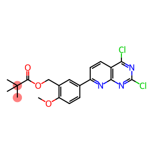 Propanoic acid, 2,2-dimethyl-, [5-(2,4-dichloropyrido[2,3-d]pyrimidin-7-yl)-2-methoxyphenyl]methyl ester