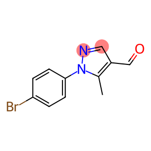 1H-Pyrazole-4-carboxaldehyde, 1-(4-bromophenyl)-5-methyl-