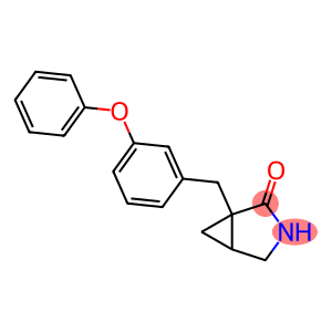 3-Azabicyclo[3.1.0]hexan-2-one, 1-[(3-phenoxyphenyl)methyl]-