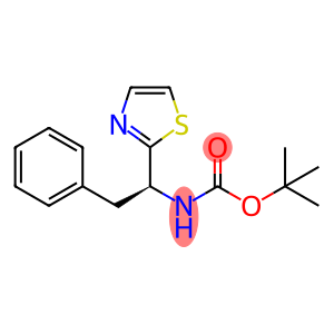 tert-butyl (S)-(2-phenyl-1-(thiazol-2-yl)ethyl)carbamate