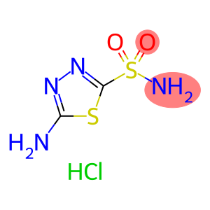 5-Amino-1,3,4-thiadiazole-2-sulfonamide Hydrochloride Salt