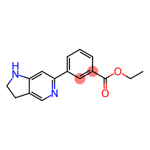 Benzoic acid, 3-(2,3-dihydro-1H-pyrrolo[3,2-c]pyridin-6-yl)-, ethyl ester