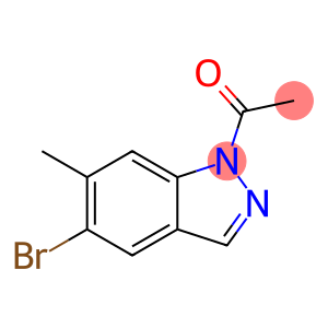 Ethanone, 1-(5-bromo-6-methyl-1H-indazol-1-yl)-