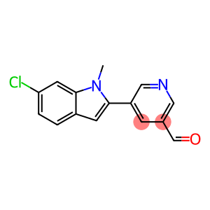 5-(6-Chloro-1-methyl-1H-indol-2-yl)nicotinaldehyde