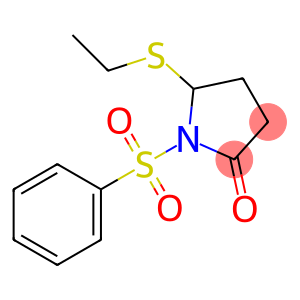 5-(Ethylthio)-1-(phenylsulfonyl)-2-pyrrolidinone