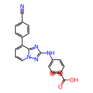 4-((8-(4-CYANOPHENYL)-[1,2,4]TRIAZOLO[1,5-A]PYRIDIN-2-YL)AMINO)BENZOIC ACID